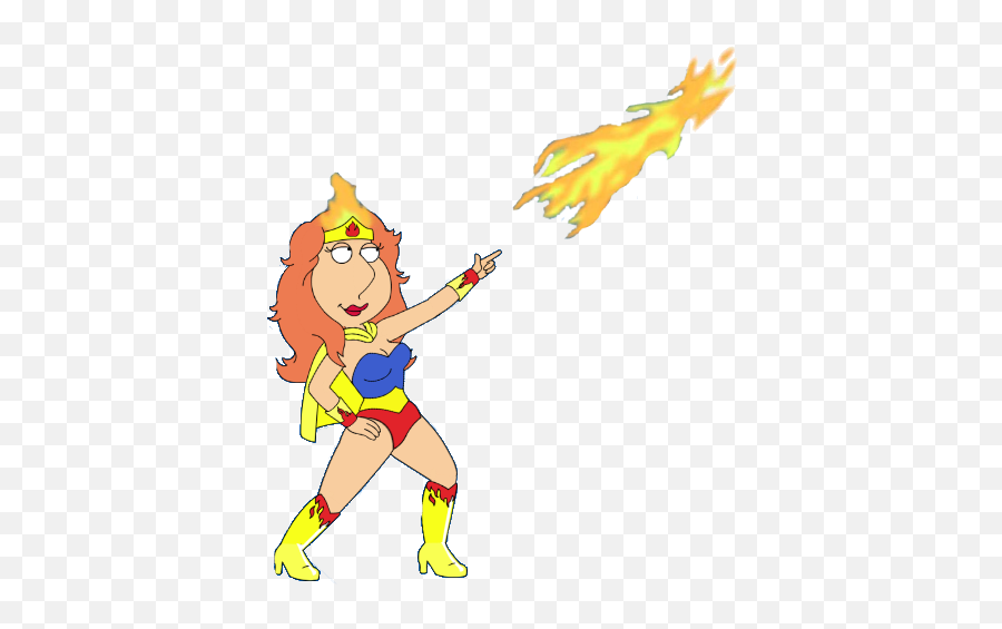 Red Hot Lois - Family Guy Lois Wonder Woman 444x500 Png Family Guy Lois Hot,Family Guy Png
