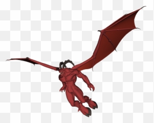 Download Demon Png - Flying Demon Png Full Size Png Image Demons Transparent Background,Demon Eyes Png