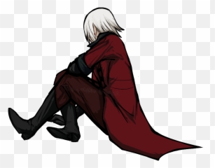 Download U201cfeaturing Dante From The Devil May Cry Series - Sitting Png