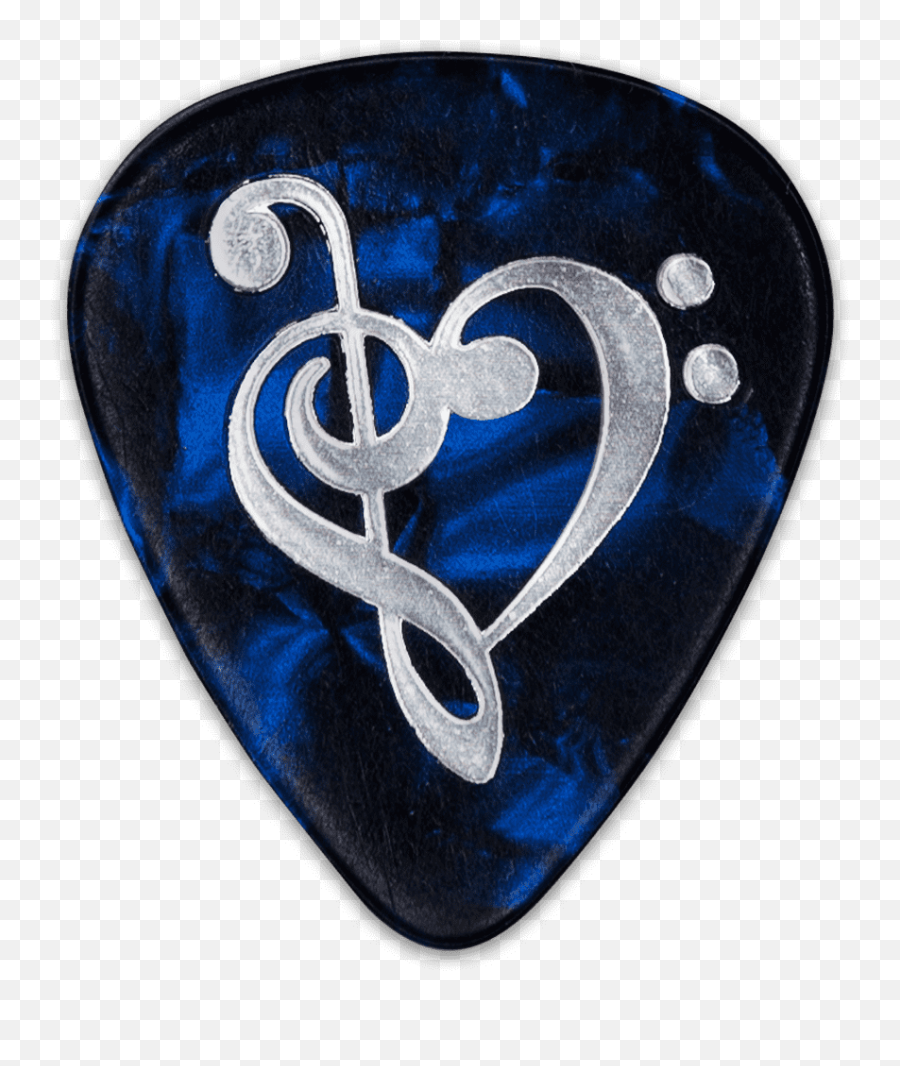 Tortoise Shell Guitar Pick Clipart Blank Transparent - Heart Png,Guitar Pick Png