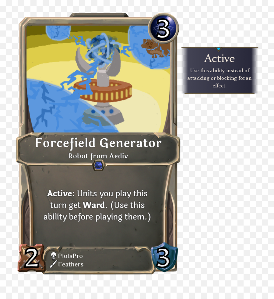 Forcefield Generator - Official Collective Wiki The Community Created Card Game Png,Force Field Png