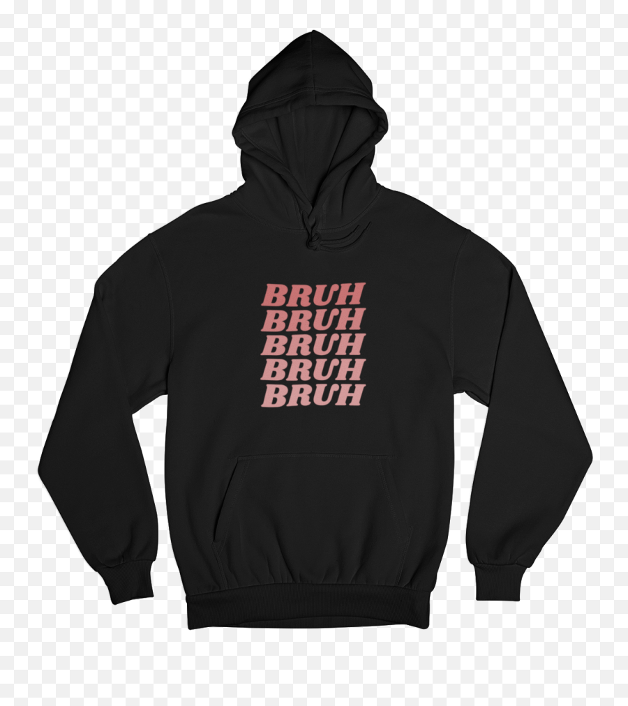 Bruh Gender Neutral Hoodie - Mockup Hoodie Maroon Png,Bruh Png