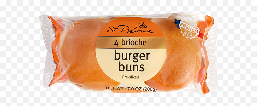 Brioche Burger Buns - St Pierre Brioche Hamburger Buns Png,Burger Bun Png