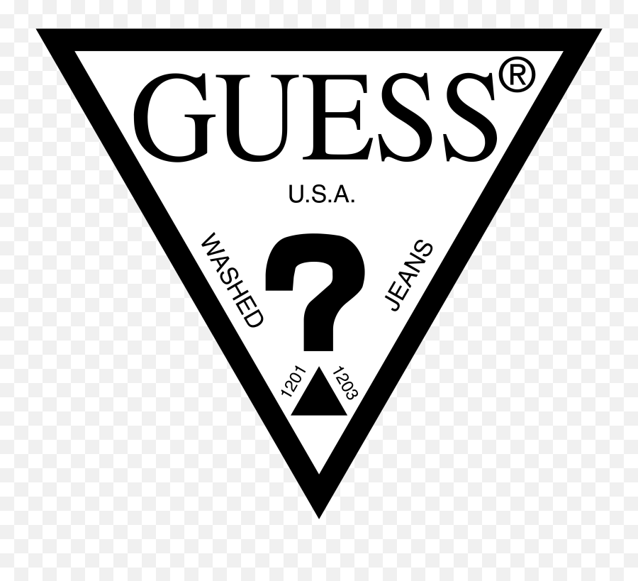 Guess Logo And Symbol Meaning History Png - Guess Logo Black And White,Family Feud Logo Transparent