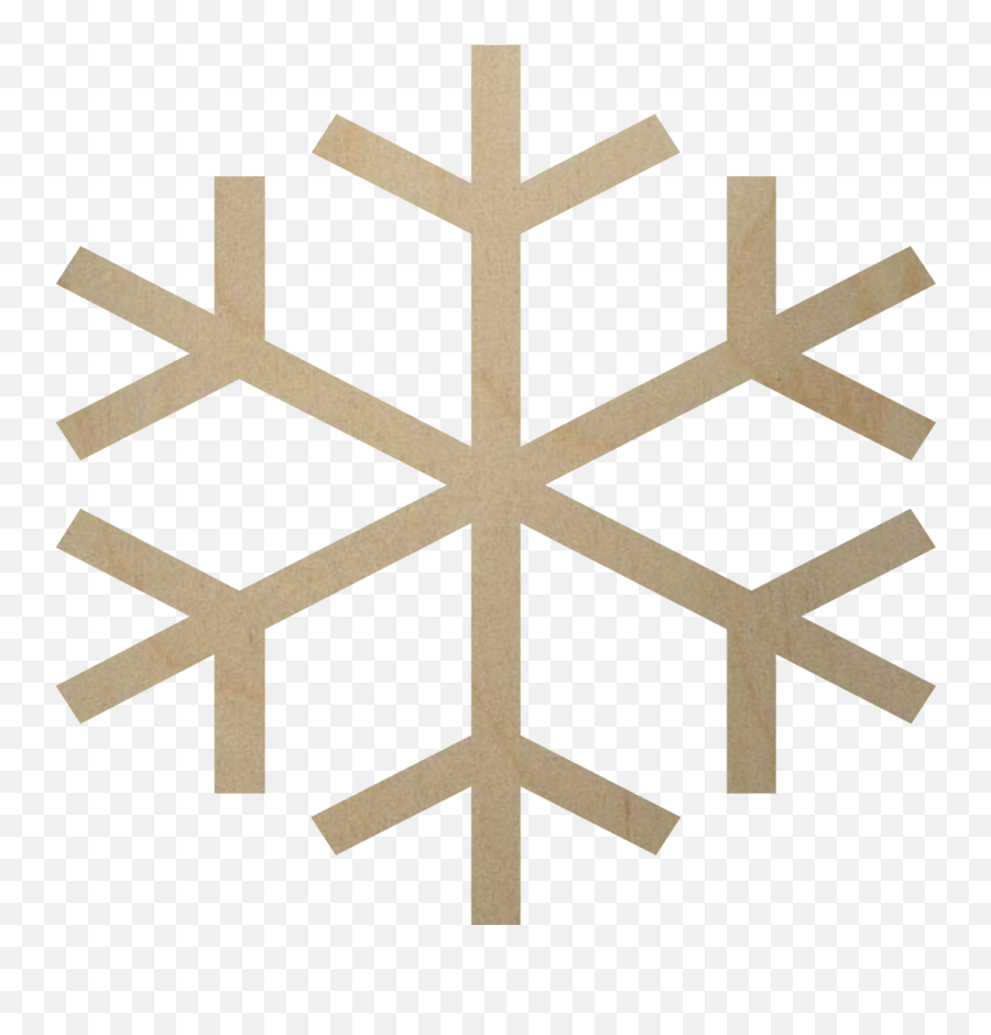 Snowflake Cut Out - Snowflake Clipart Simple Png Download Floco De Neve Simples,Snowflake Border Png Transparent