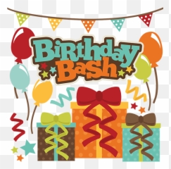 Birthday Bash Svg Scrapbook File Free - Birthday Bash Transparent Png,Birthday Bash Png