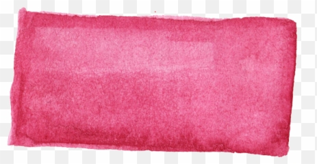 12 Watercolor Banner Rectangle - Transparent Png