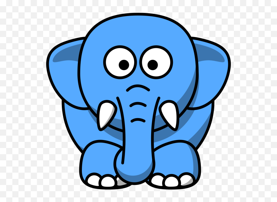 Blue Elephant Png Svg Clip Art For Web - Download Clip Art Clipart Elephant,Elephant Icon