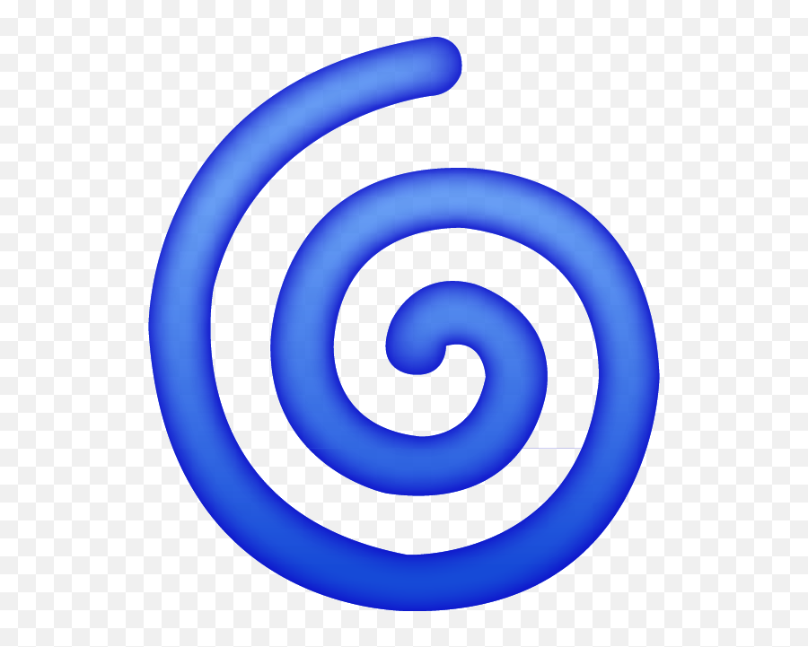 Blue Swirl Emoji Png - Cyclone Emoji,Moon Emoji Png