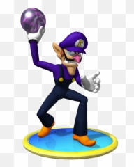 M Render - Mario Party 4 Waluigi png