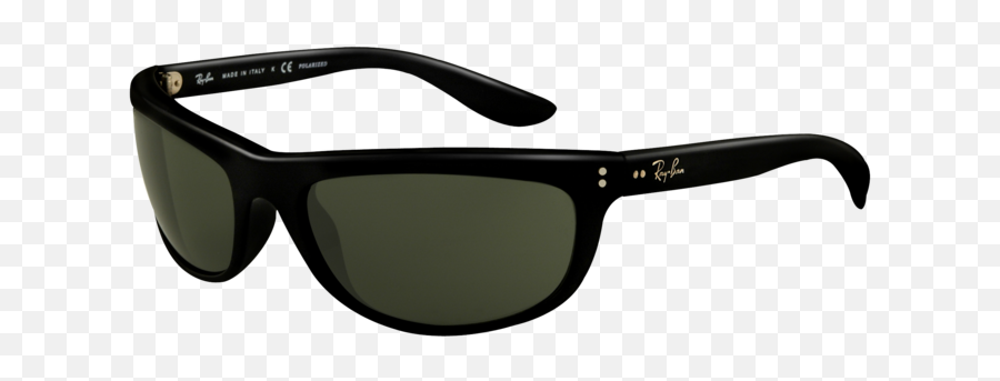 Ray - Ban Balorama Ii Shiny Black Green Polarized Rayban Icons Occhiali Da Sole Uomo Ray Ban 2020 Png,Ray Ban Round Icon