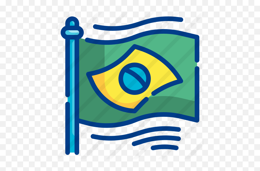 Brazil Flag - Free Flags Icons Vertical Png,Flag Flat Icon