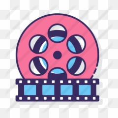 Film Reel - Dot Png,Movie Reel Flat Icon