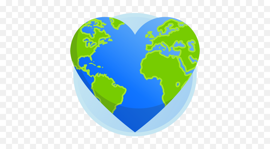 Earth Heart Icon - Transparent Png U0026 Svg Vector File Transparent Background World Globe Png,Earth Png