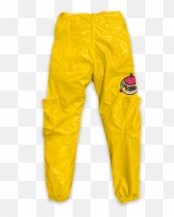 Trollz Shark Pants - Yellow Snowboarding png