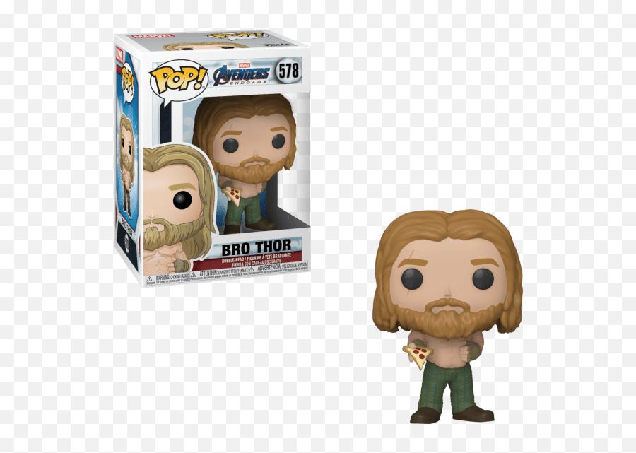 Pop Marvel Avengers Endgame Vinyl Figure - Bro Thor Funko Pop Bro Thor Endgame Png,Mjolnir Png