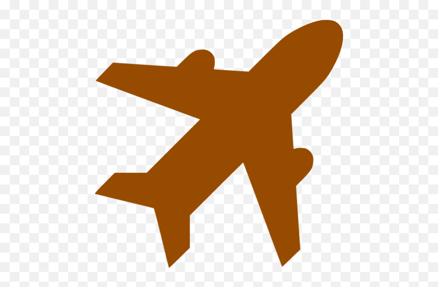 Brown Airport Icon - Free Brown Airport Icons Orange Plane Icon Png,Airport Icon Png