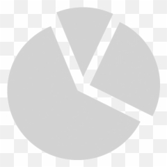 Light Gray Pie Chart Icon - Free light icons White Pie Chart Png