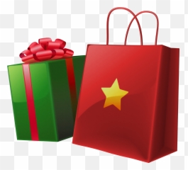 34 Christmas Gift Bag Gifts Clipart Clipartlook - png