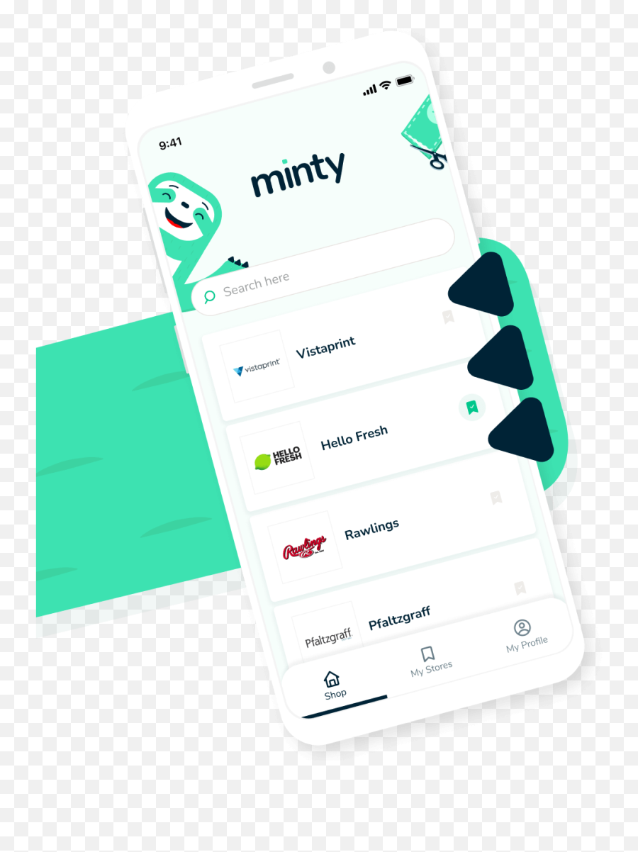 Minty A Fresh Way To Shop - Smartphone Png,Gear Icon On Fitbit