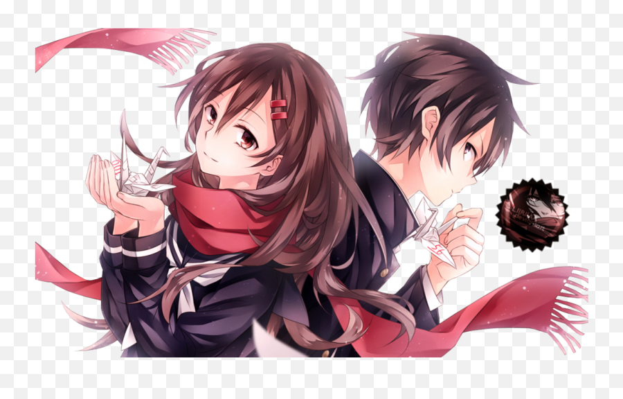 Mekakucity Actors Ayano X Shintarou And Anime Png Icon