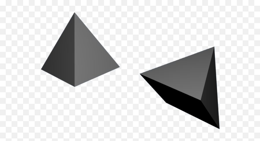Black Pyramid Png - Black 3d Triangle Png,Pyramid Png