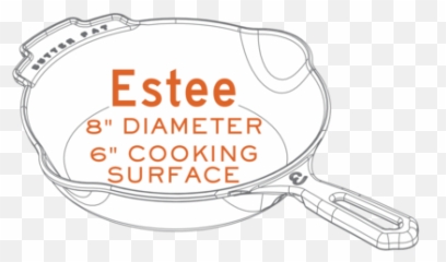 8 Polished Cast Iron Skillet - Clip Art Png,Skillet Png