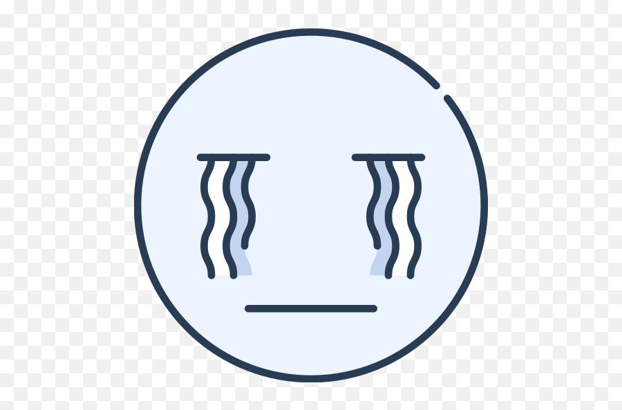 Cry Emoji Emotion Emotional Face Free Icon Of - Circle Png,Cry Emoji Png