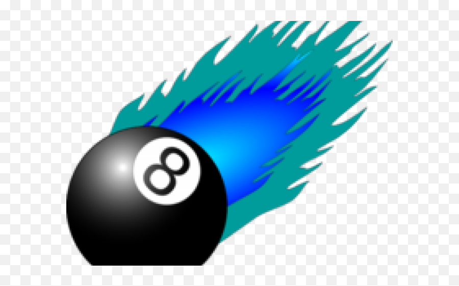 Flames Clip Art Png - 8 Ball Pool Clipart Eight Ball Free Pool 9 Balls Clipart,Flames Clipart Png