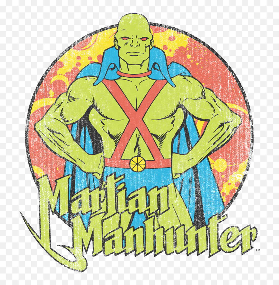 Dc Comics Martian Manhunter Youth T - Shirt Ages 812 Martian Manhunter Png,Martian Manhunter Logo