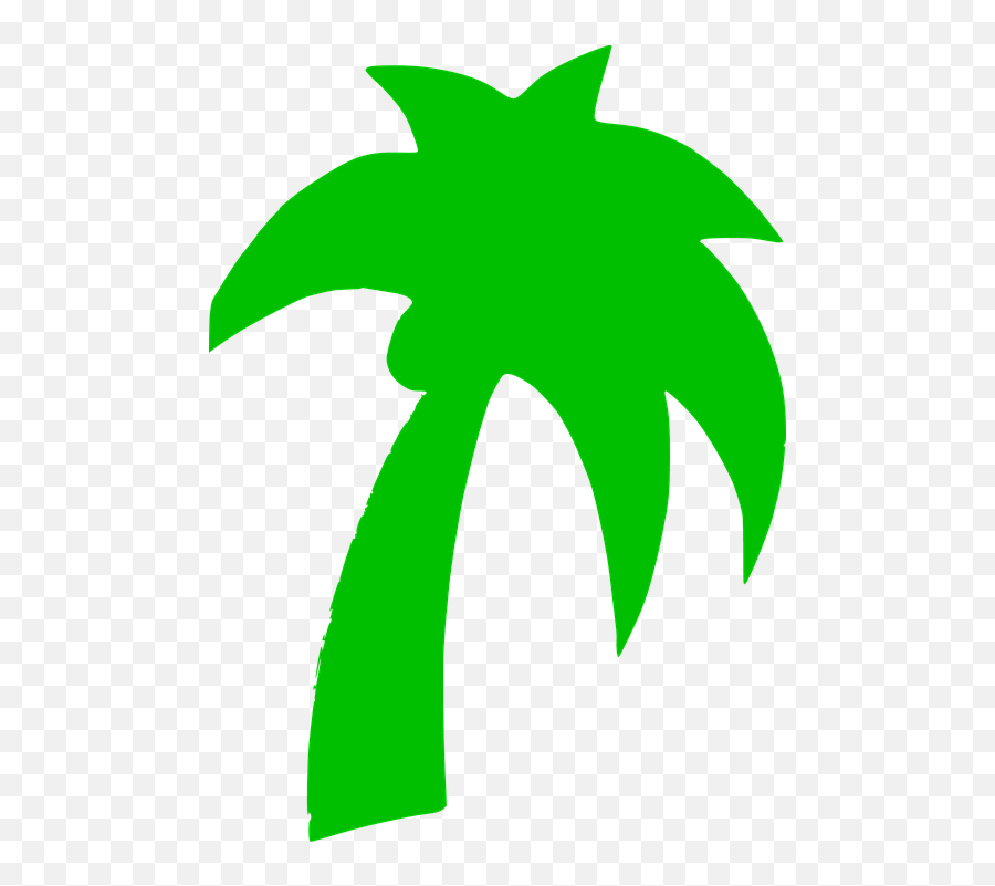 Palm Tree Silhouette - Free Vector Graphic On Pixabay Palm Trees Png,Palm Tree Silhouette Png