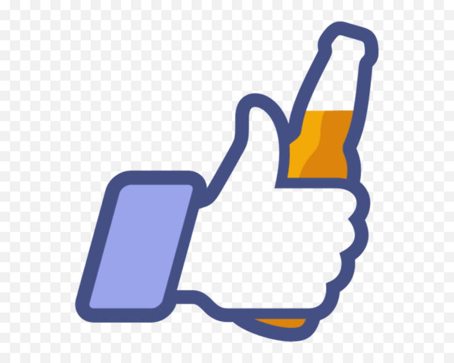 Like Bottle Thumbs Up Beer Label - Thumbs Up Funny Icon Png,Thumbs Up Logo