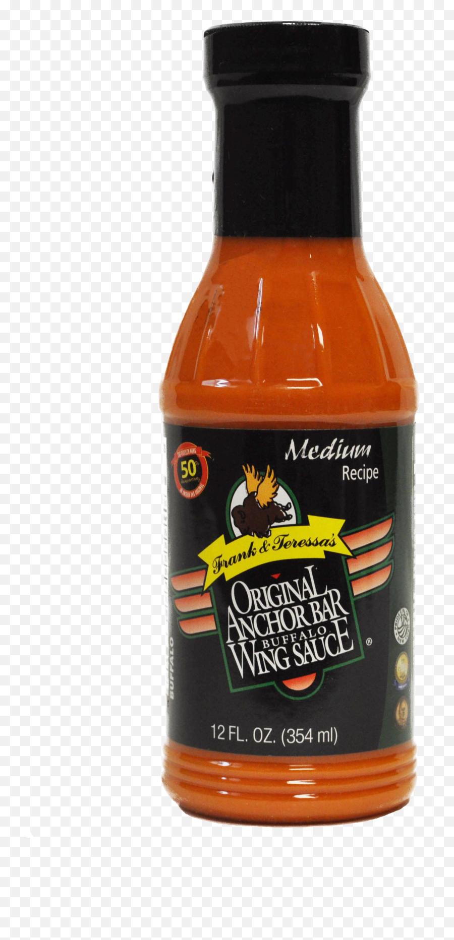 Anchor Bar Buffalo Wing Sauce Medium Recipe 14 Oz - Orange Png,Buffalo Wings Png