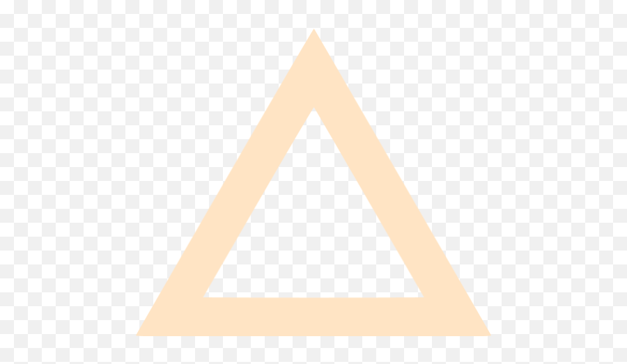 Bisque Triangle Outline Icon - Triangle Png,Triangle Outline Png