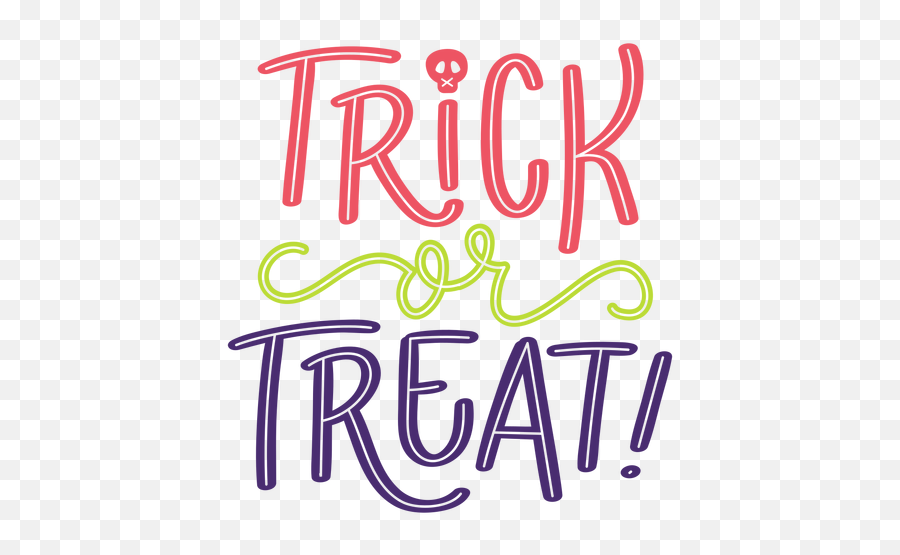 Transparent Png Svg Vector File - Calligraphy,Trick Or Treat Png
