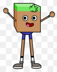 Grass Block Animated Diversity Wiki Fandom - Digbio Animated Diversity Jello Png,Cartoon Grass Transparent