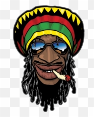Factories Clipart Smoking - Jamaica Reggae Festival Cd Png Smoking Rasta Man Cartoon,Jamaica Png