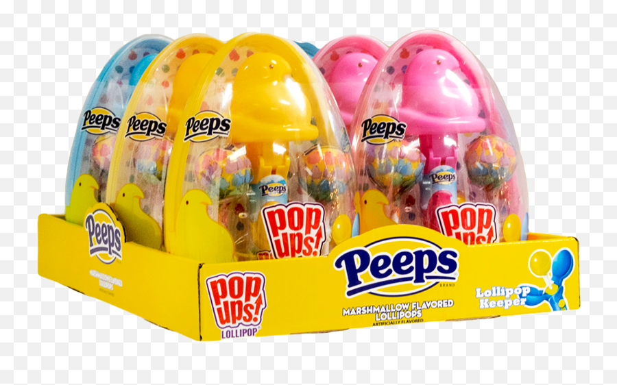 Peeps Pop Ups Lollipop In Egg Mysite - Inflatable Png,Peeps Png