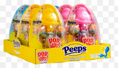 Peeps Pop Ups Lollipop In Egg Mysite - Inflatable Png,Peeps Png