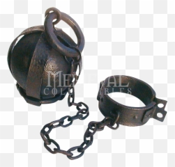 Download Prison Dungeon Ball And Chain - Medieval Shackles Png,Shackles Png