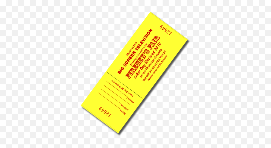 Sample Raffle Tickets Png Image - Label,Raffle Ticket Png