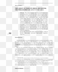 Ghost In The Shell Research Papers - Academiaedu Text Page Holy Land The Necropolis Png,Ghost In The Shell Png