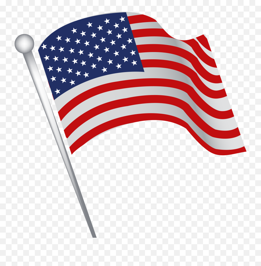 american flag transparent background black and white