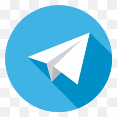 Telegram - Flat Icon Png