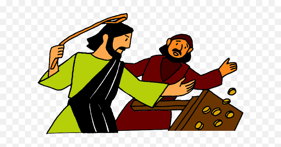 Robe With Arms Outstretched Png - Jesus Chased The Money Changers,Preacher Png