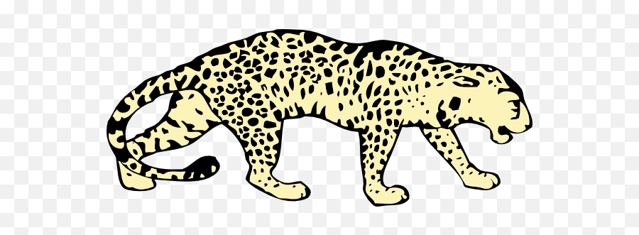 Leopard Clip Art - Vector Clip Art Online Transparent Leopard Clip Art Png,Leopard Png