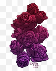 Download Violet Drawing Rose - Purple Flower Png PNG Digital
