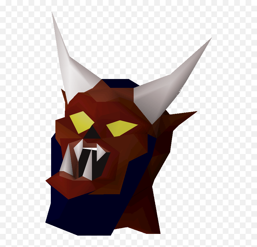 Demon Clipart Evil Mask Transparent Free - Lesser Demon Mask Osrs Png,Oni Mask Png