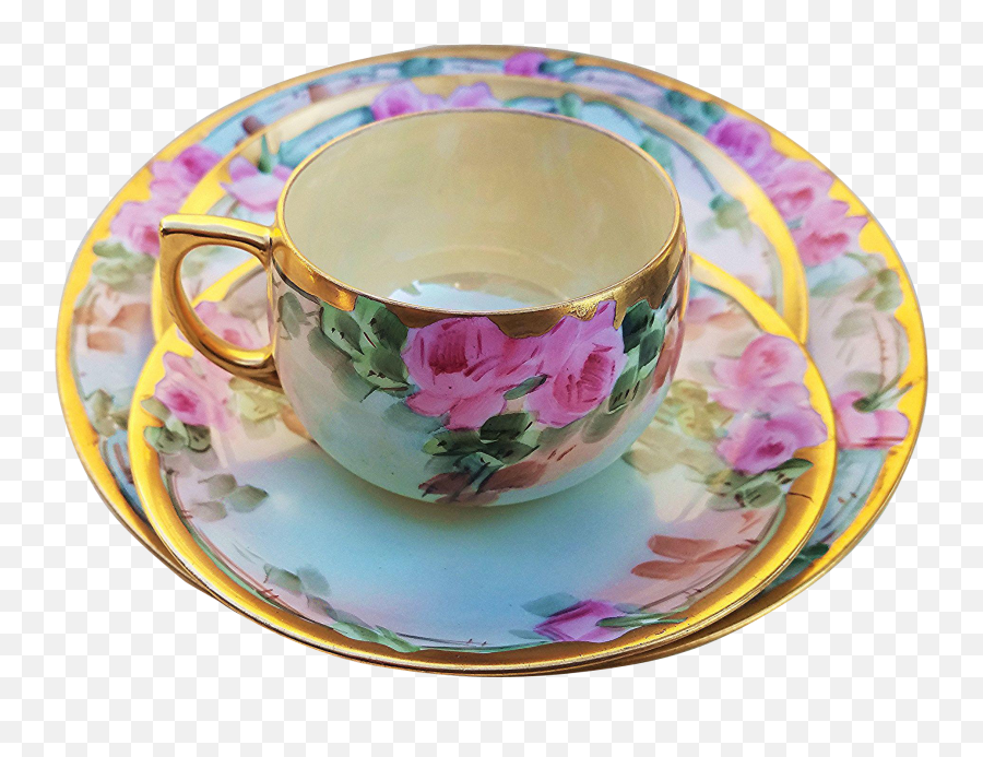 Download Antique Bavarian Early 1900u0027s Hand Painted - Cup Png,Teacup Png