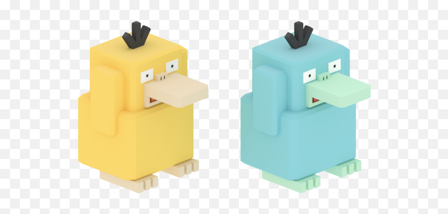 Mobile - Pokémon Quest 054 Psyduck The Models Resource Pokemon Quest Pokemon Models Png,Psyduck Png